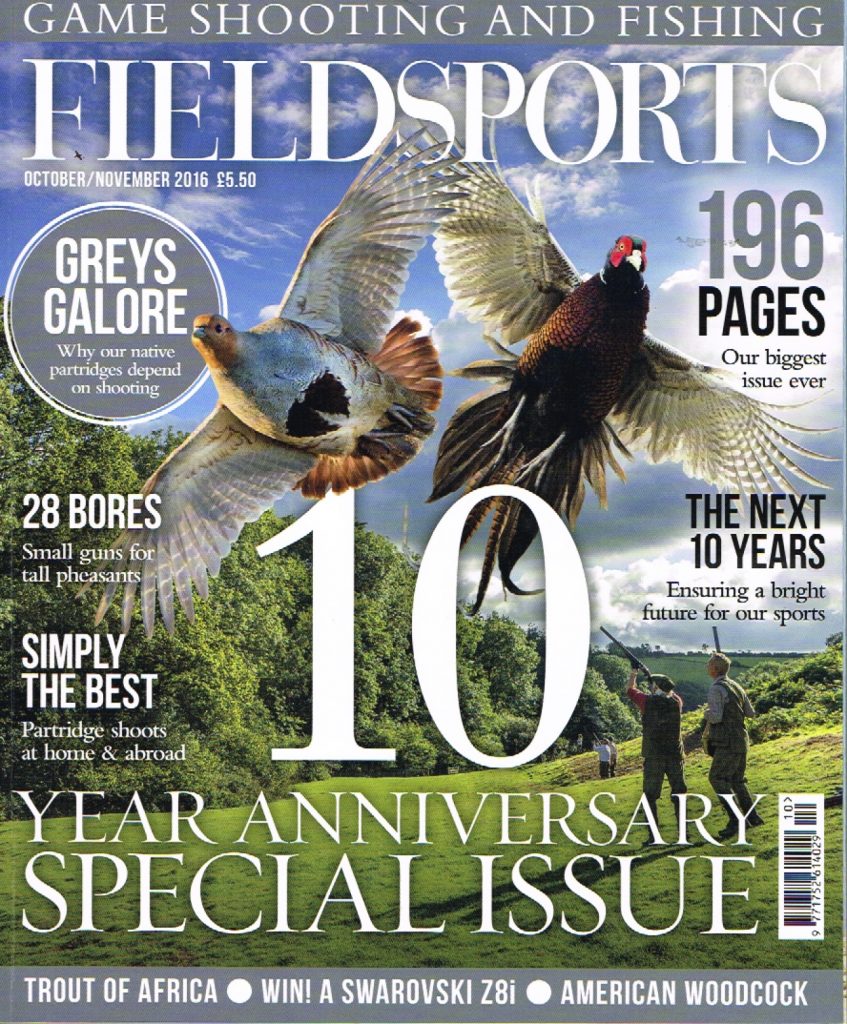 Field Sports November 2016 cover
