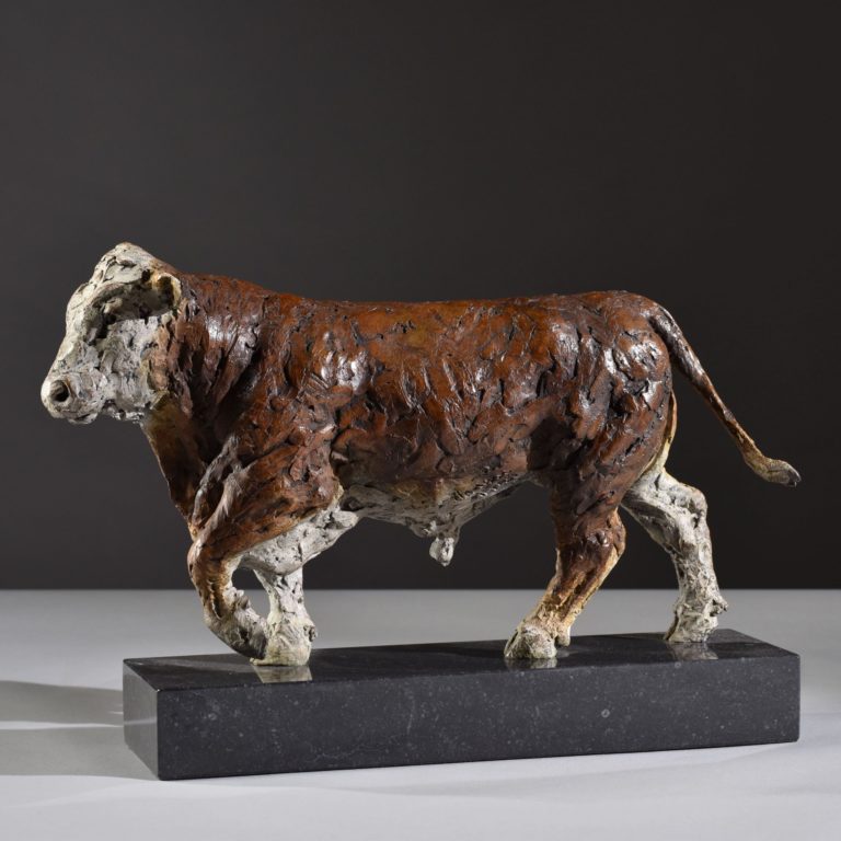 hereford bull new sculpture