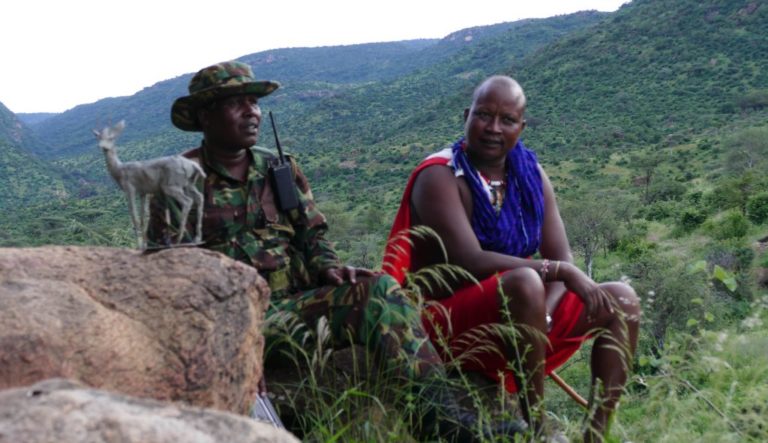 Hamish's guides at Il Ngwesi in Kenya