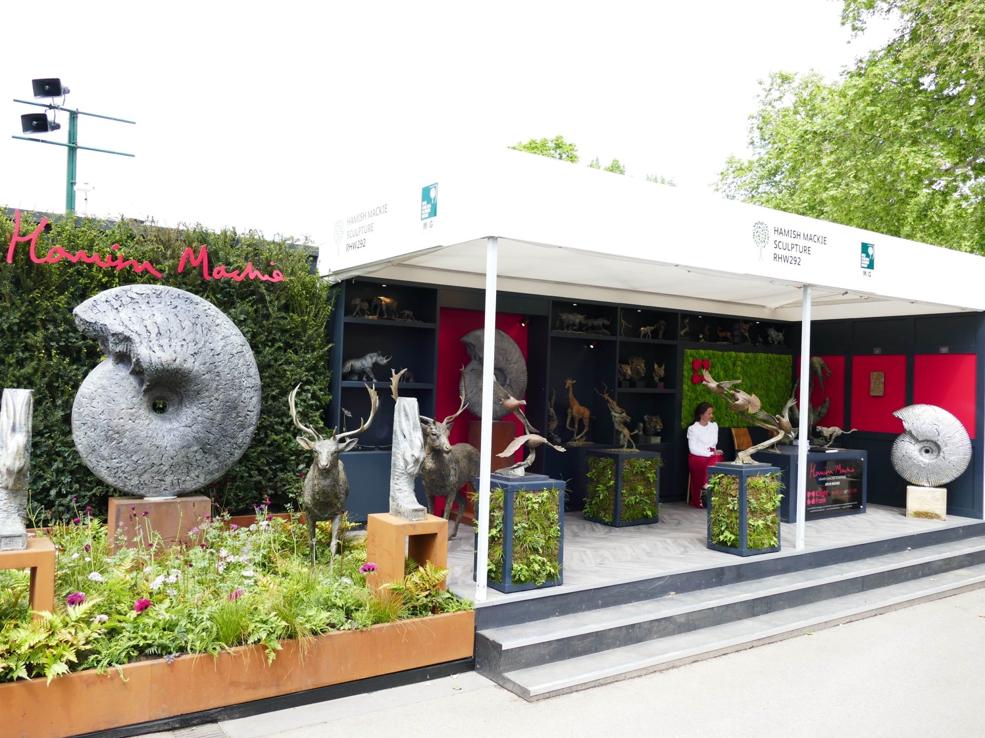 Hamish's stand at Chelsea Flower Show