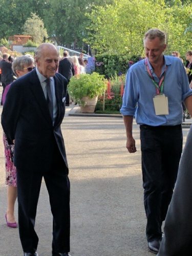Prince Philip with Hamish at Chelsea