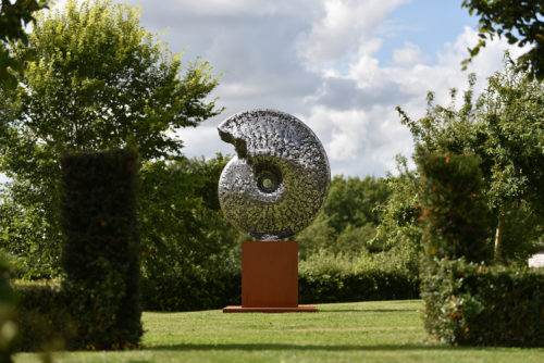 Hamish Mackie's ammonite cretaceous sculpture