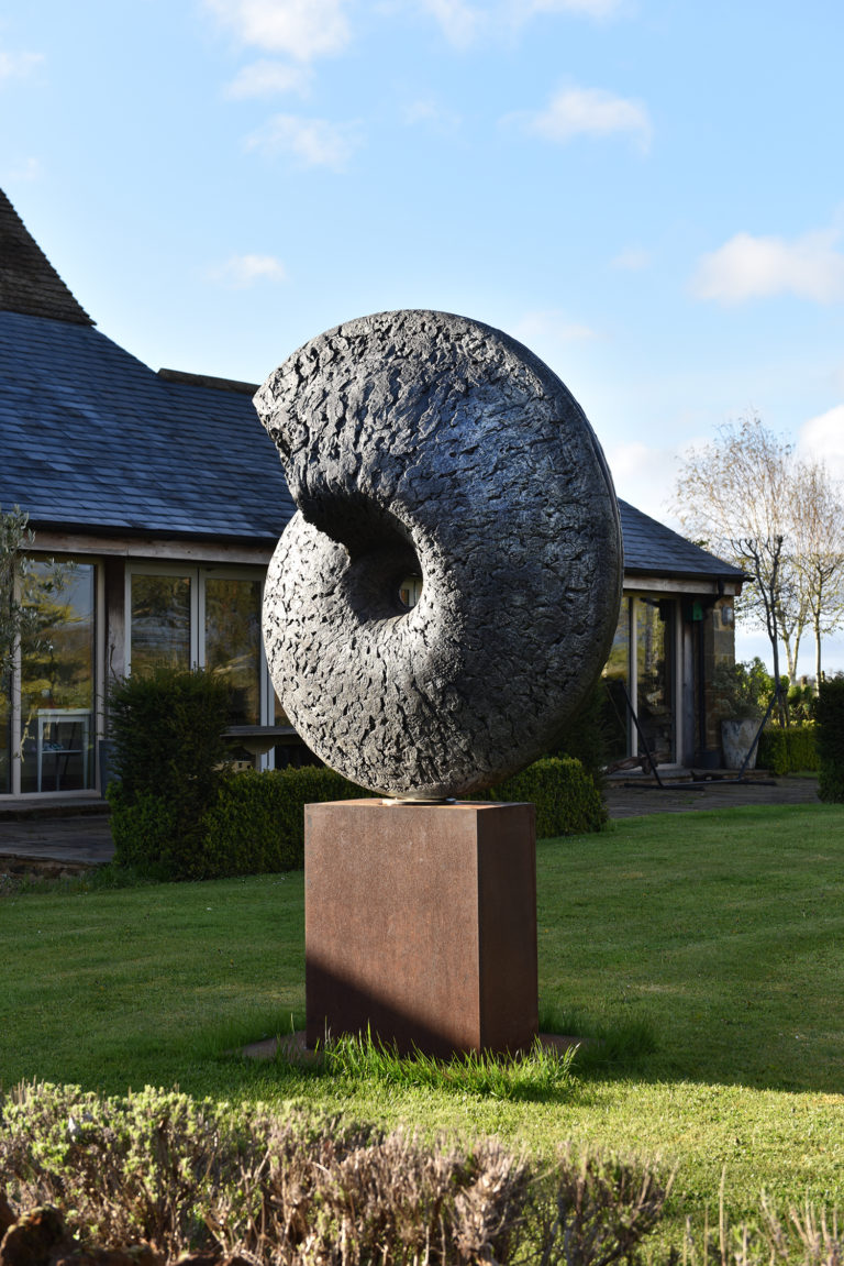 ammonite cretaceous sculpture by Mackie