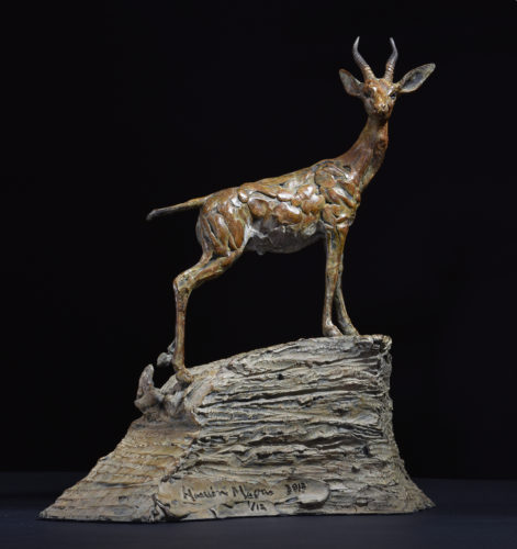 Bronze Arabian Gazelle sculpture
