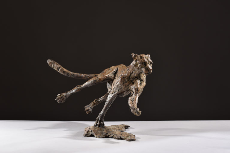 Mackie's cheetah sculpture
