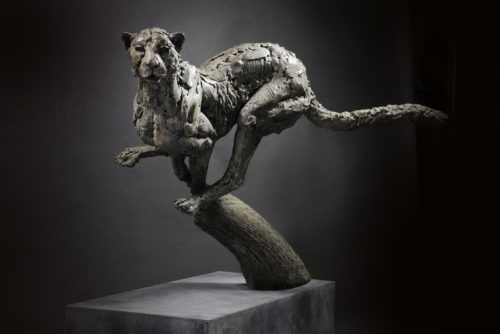 Hamish Mackie's bronze cheetah sculpture