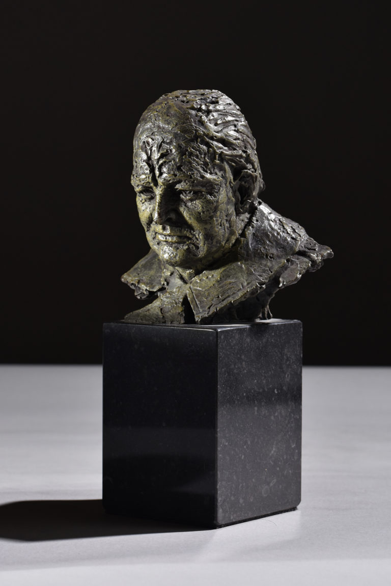 Hamish Mackie's scaled Sir Winston Churchill bust