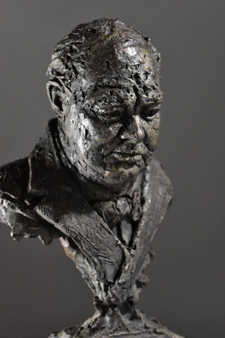 Winston Churchill bust by Mackie