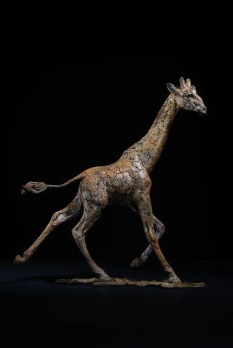 Giraffe female sculpture