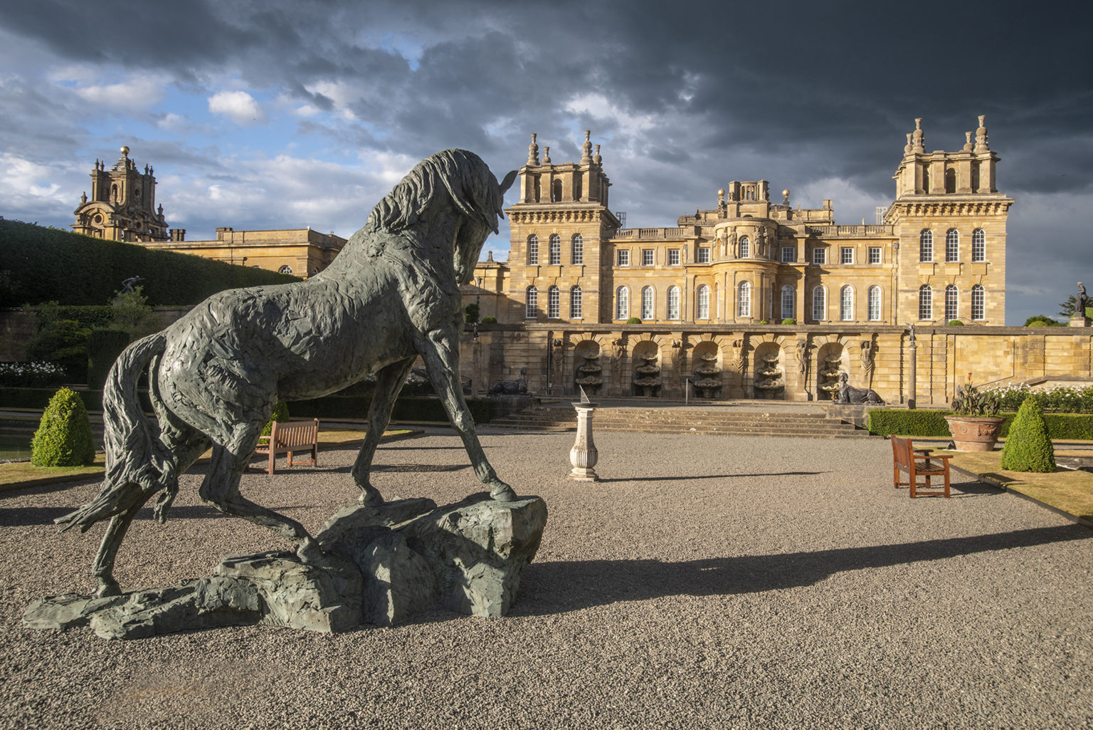 Hamish Mackie's monumental horse Andalusian Stallion sculpture