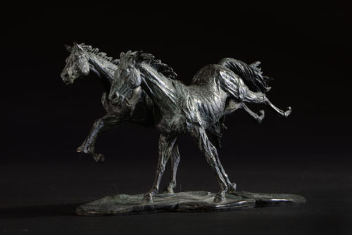 Goodman's Two Horses Running Together Scale 1:18
