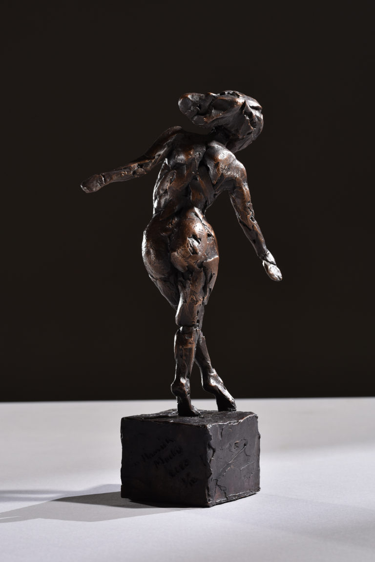 bronze nude Abandon sculpture