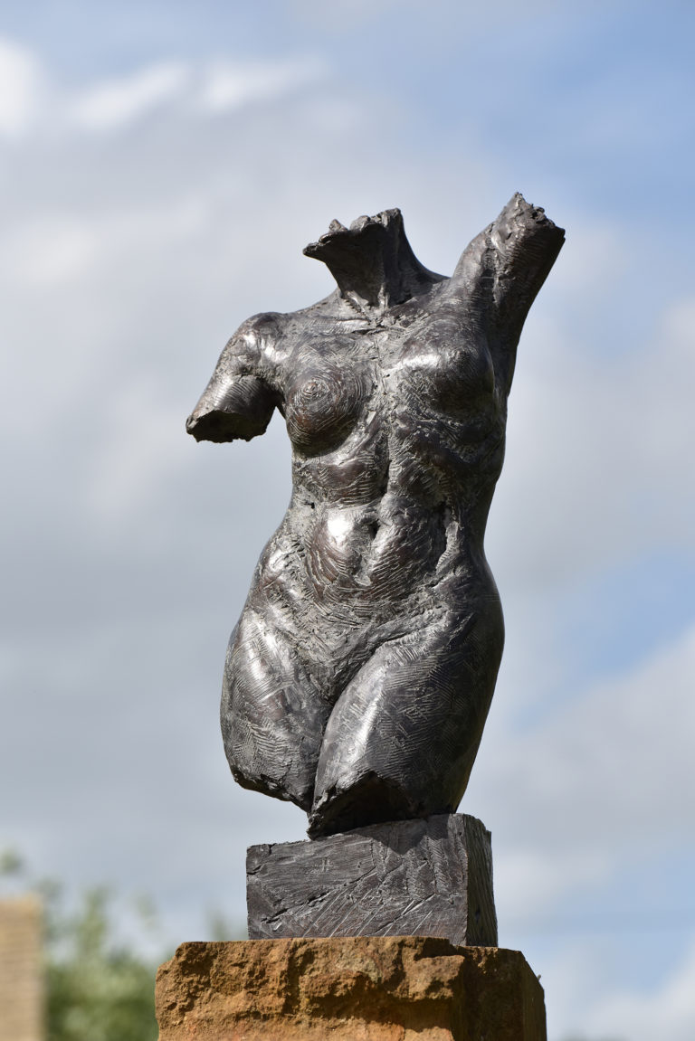 nude sculpture of torso life size