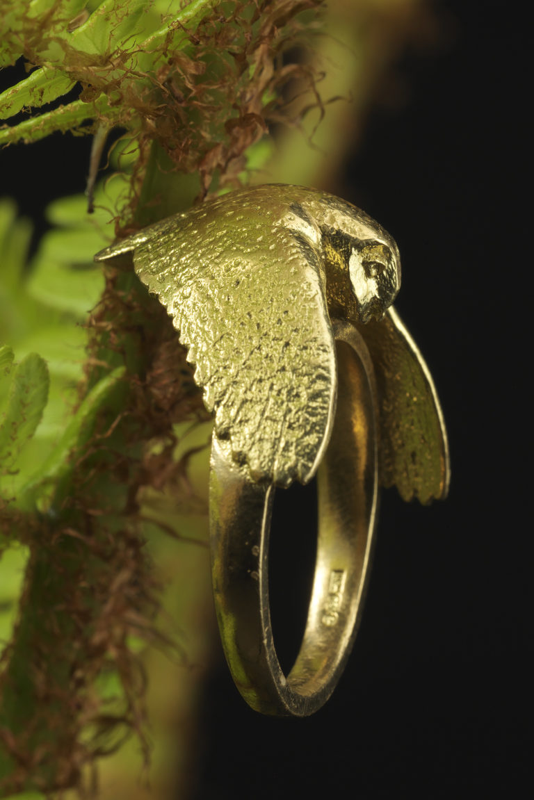 owl ring by Hamish Mackie