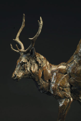 bronze Red Deer Stag