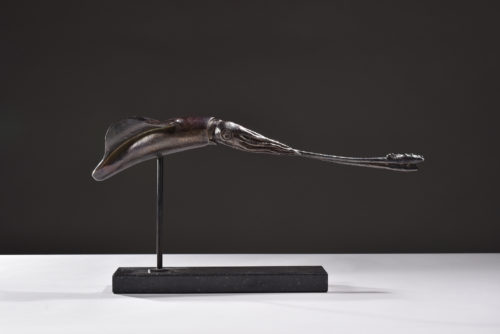 Hamish Mackie's squid sculpture