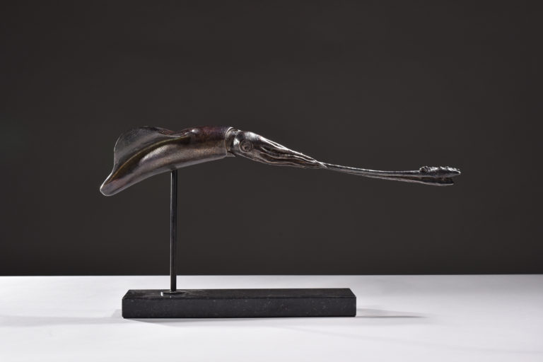 Hamish Mackie's squid sculpture