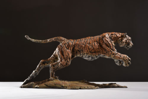 tiger sculpture by Mackie