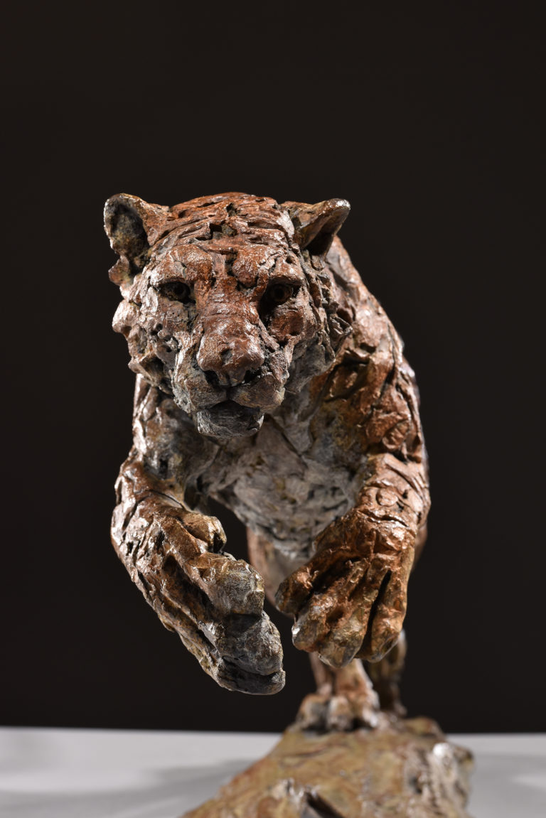 Hamish Mackie's tiger sculpture
