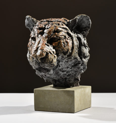 Hamish Mackie's Tiger Head sculpture