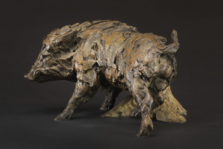 wild boar itch sculpture
