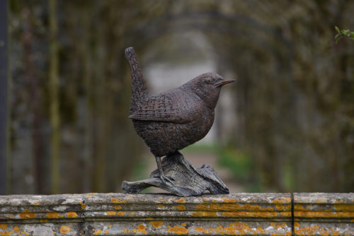 Mackie bronze wren sculpture
