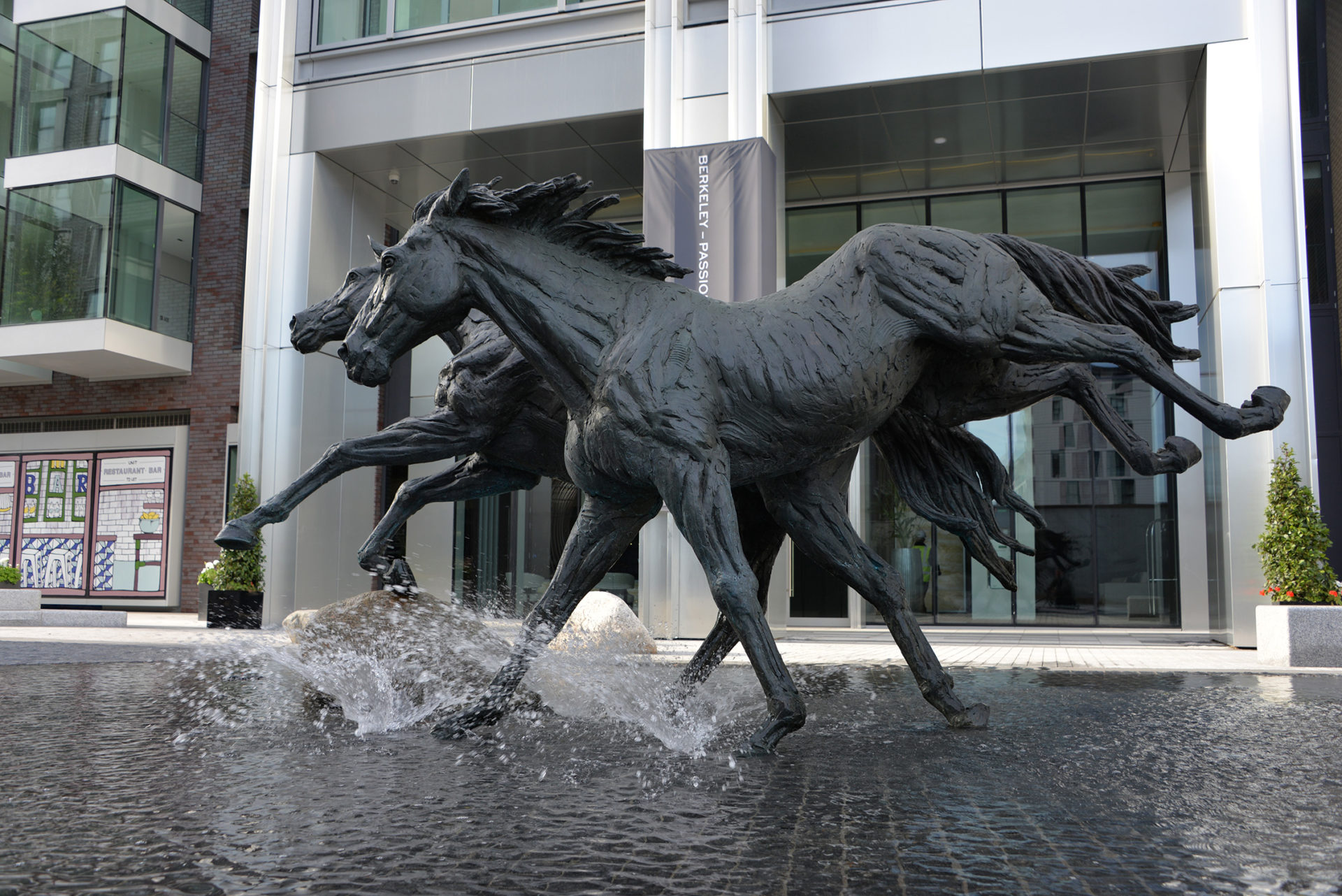 Goodman's Two Horses Running Together by Hamish Mackie