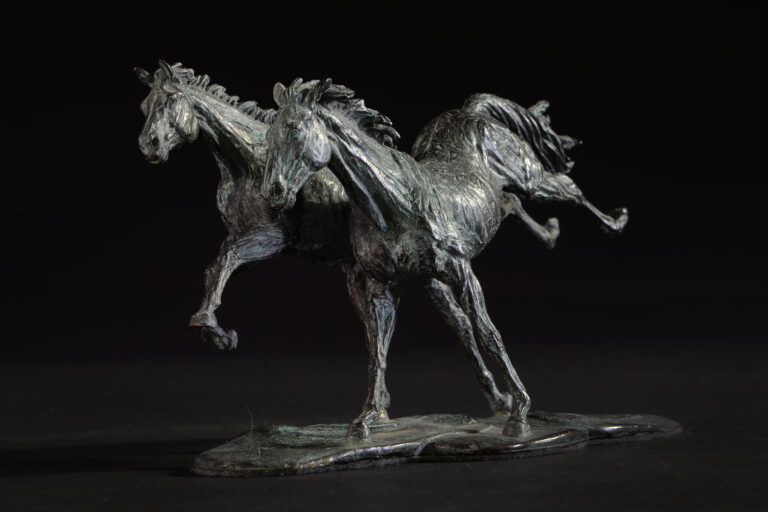 Hamish Mackie's Goodman's Two Horses Running Together Scale 1:18