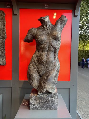 bronze nude torso sculpture