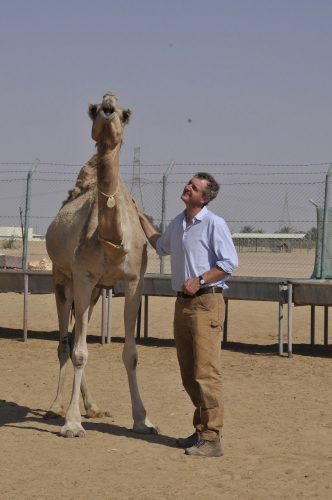 Hamish with camel