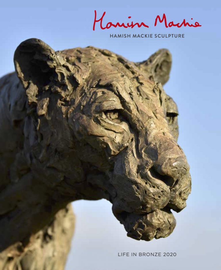 Hamish Catalogue 2020 showing bronze sculpture