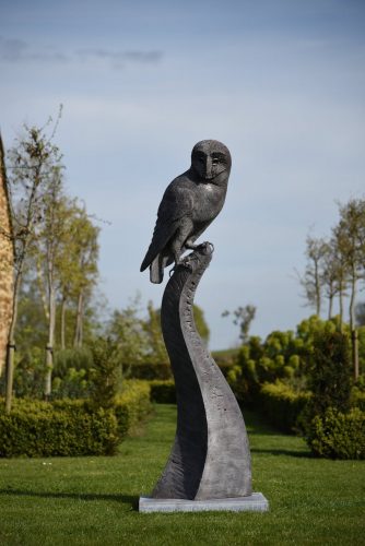 Owl sculpture outside