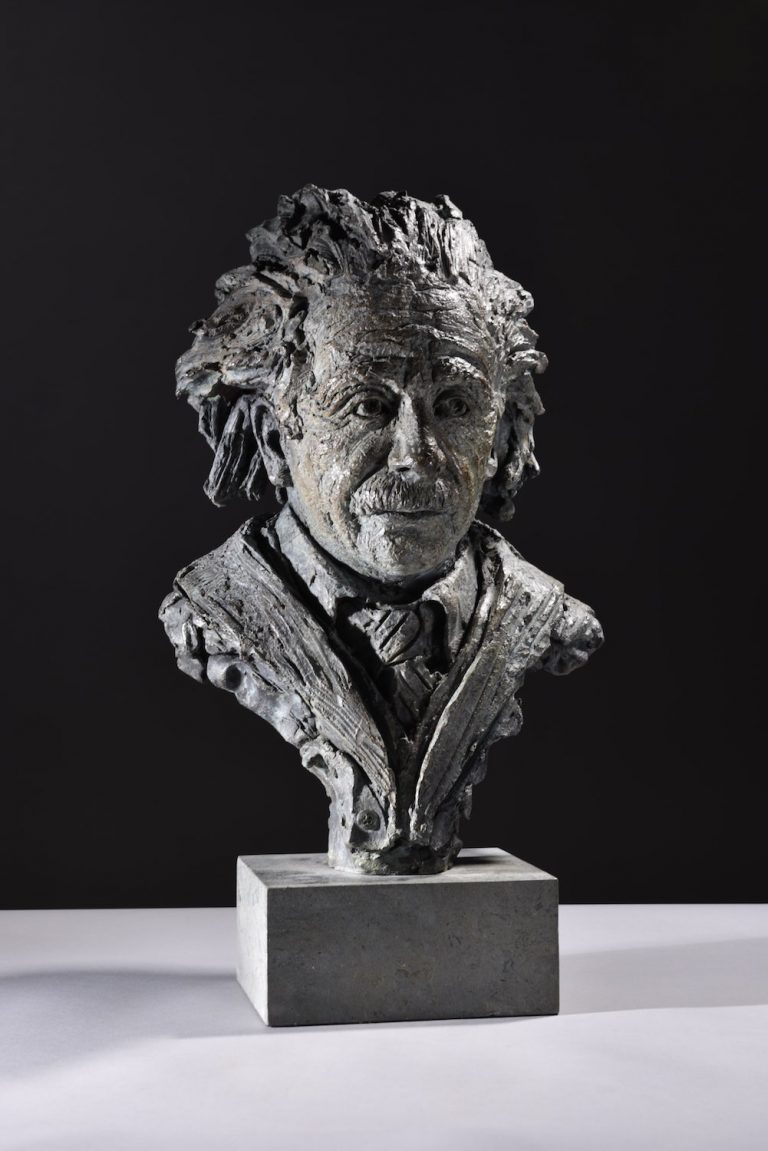 Albert Einstein sculpture