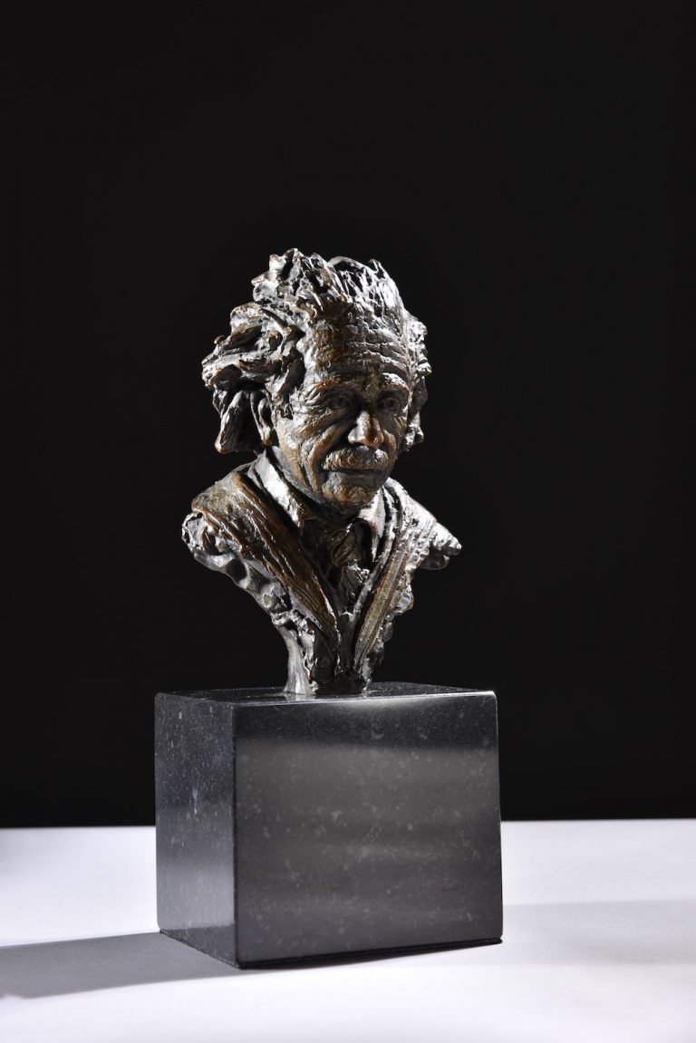 Mackie's scaled bust of Albert Einstein