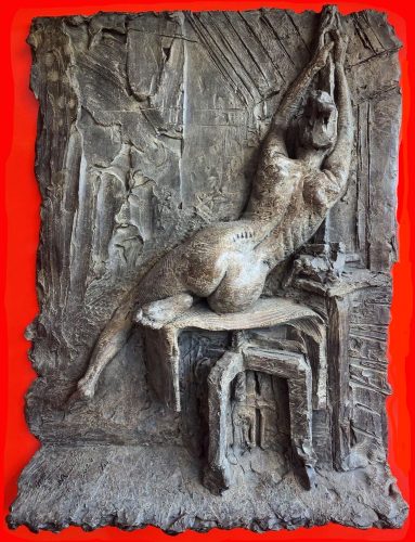 Hamish's Model in Studio relief