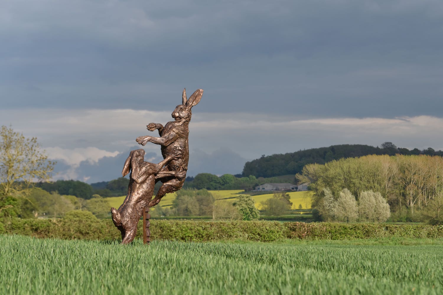 Mackie's bronze Hares Monumental