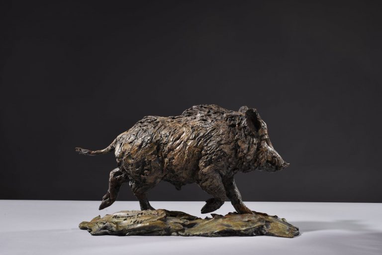 bronze wild boar keiler