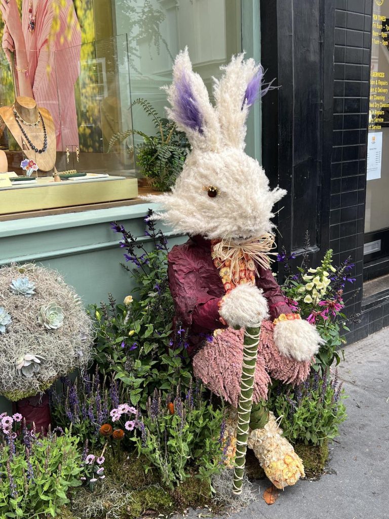 Chelsea in Bloom floral rabbit