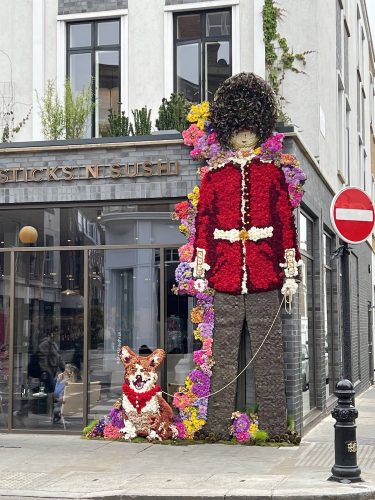 Floral soldier at Chelsea in Bloom