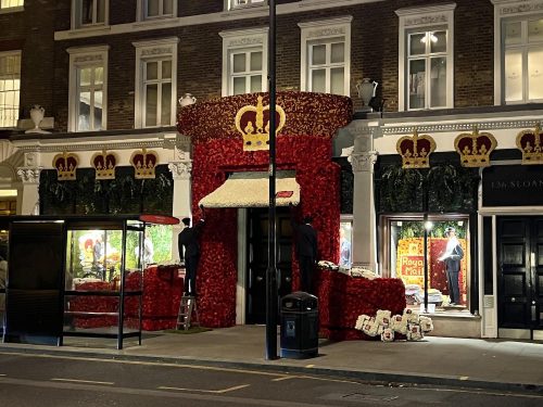 Floral shop display Chelsea in Bloom