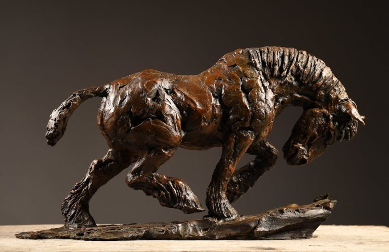 Hamish's bronze Shire horse