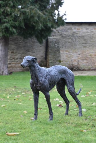 Mackie's bronze greyhound