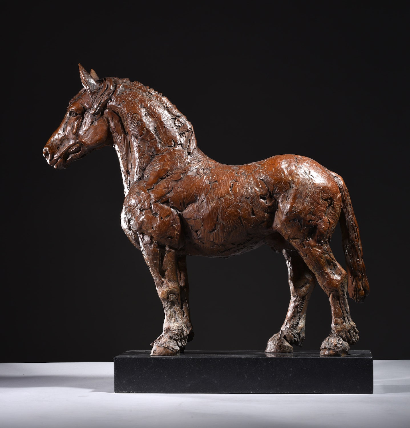 Shire horse sculpture