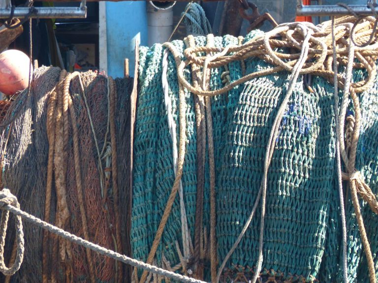 Cornish fishing nets