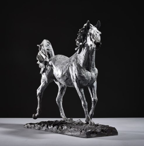 bronze sculpture of Arab Horse by Mackie