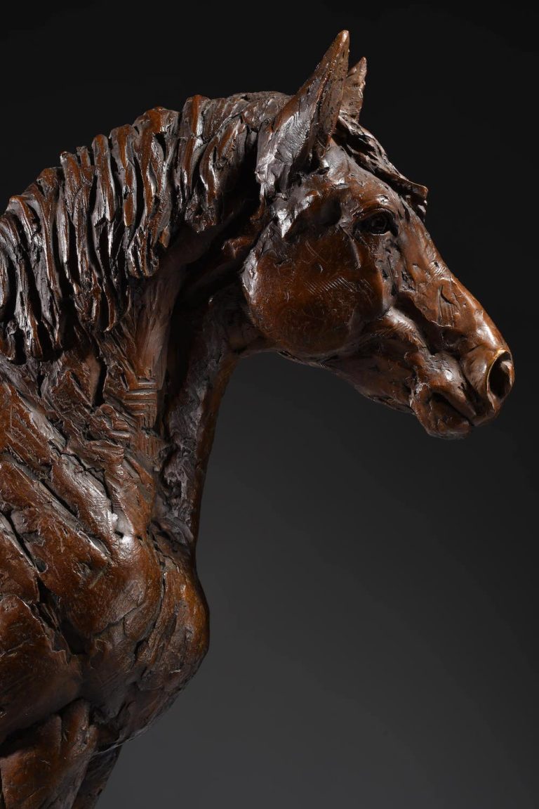 Mackie's bronze Suffolk Punch shire horse