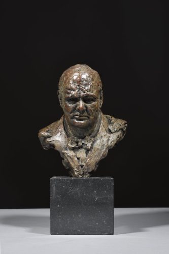 Bust of Churchill Scaled down