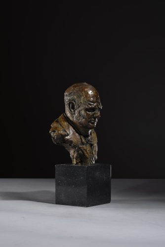 Mackie's bronze Churchill bust small