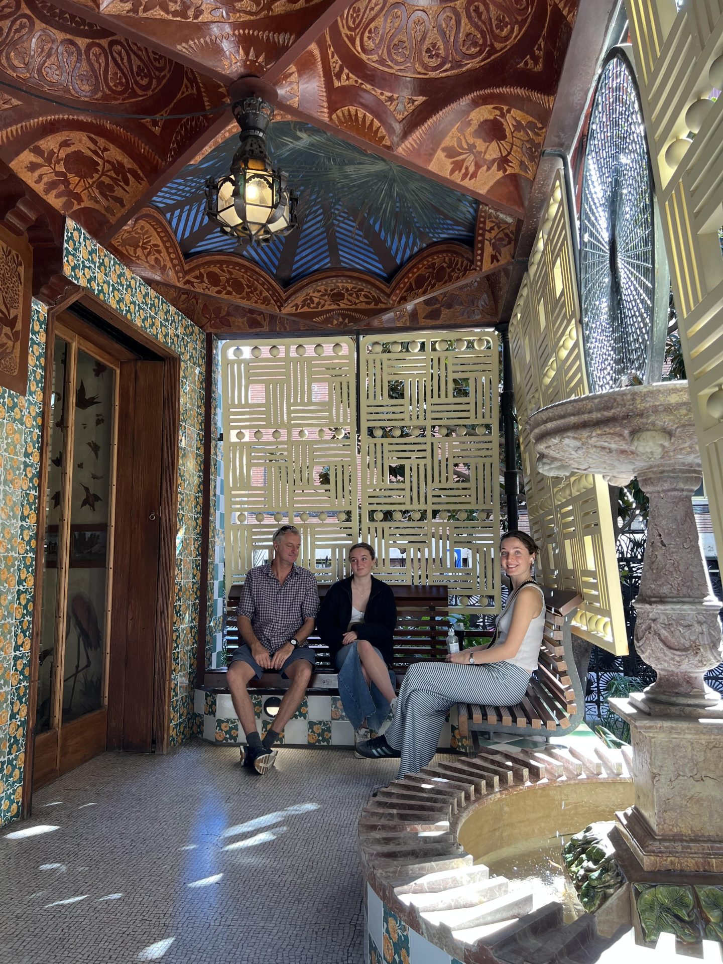 Mackie family at Casa Vicens