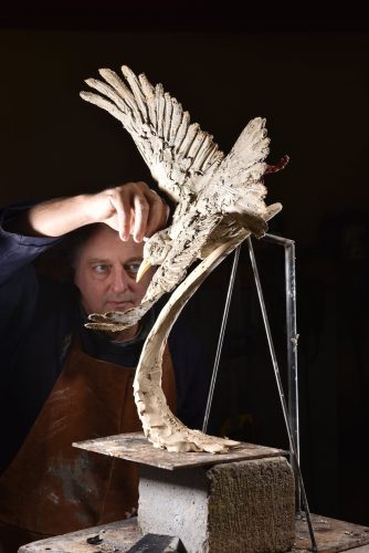 Mackie sculpting Chough